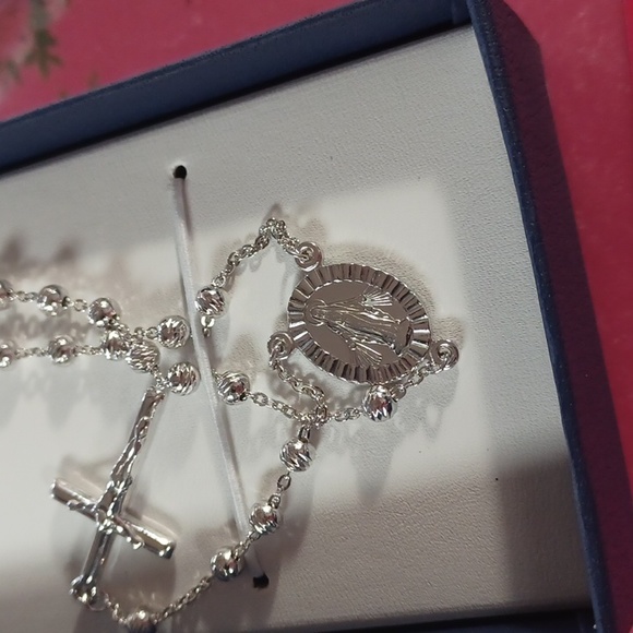 Sterling silver rosary - Picture 2 of 5